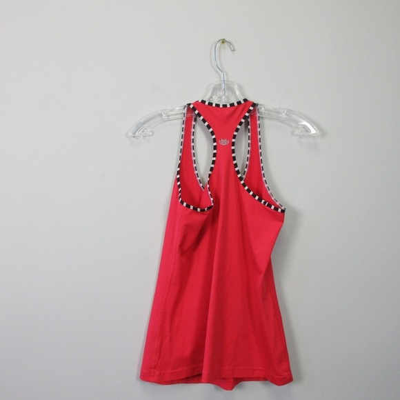 Lululemon Seawheeze Racerback 4 Tank Top Red Women CRB Cool Rare Stripe 112 - Picture 2 of 11